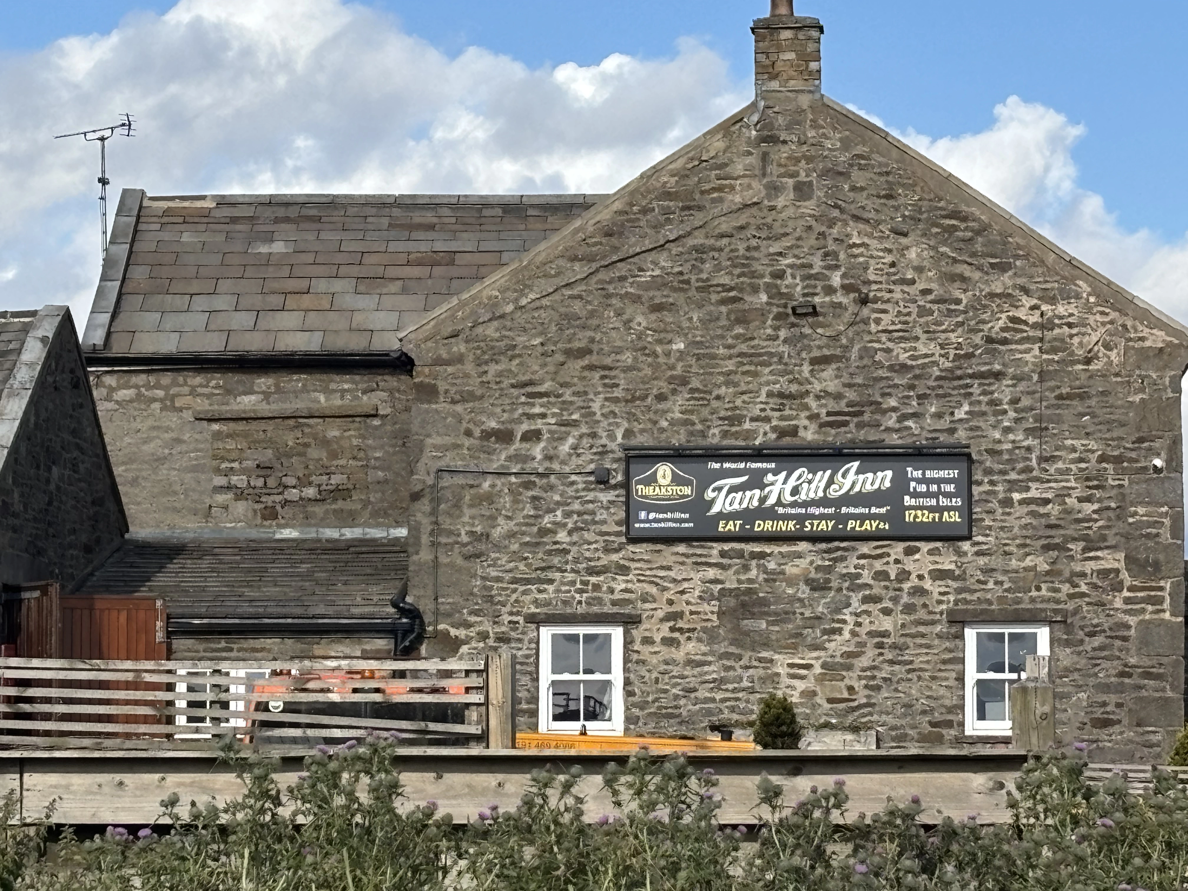 The Tan Hill Inn, Britain's highest pub, on the Yorkshire moors